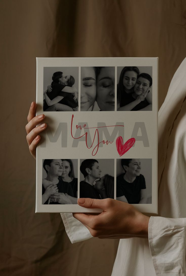 Anaya hədiyyə üçün şəkil çapı dizayn nümunəsi